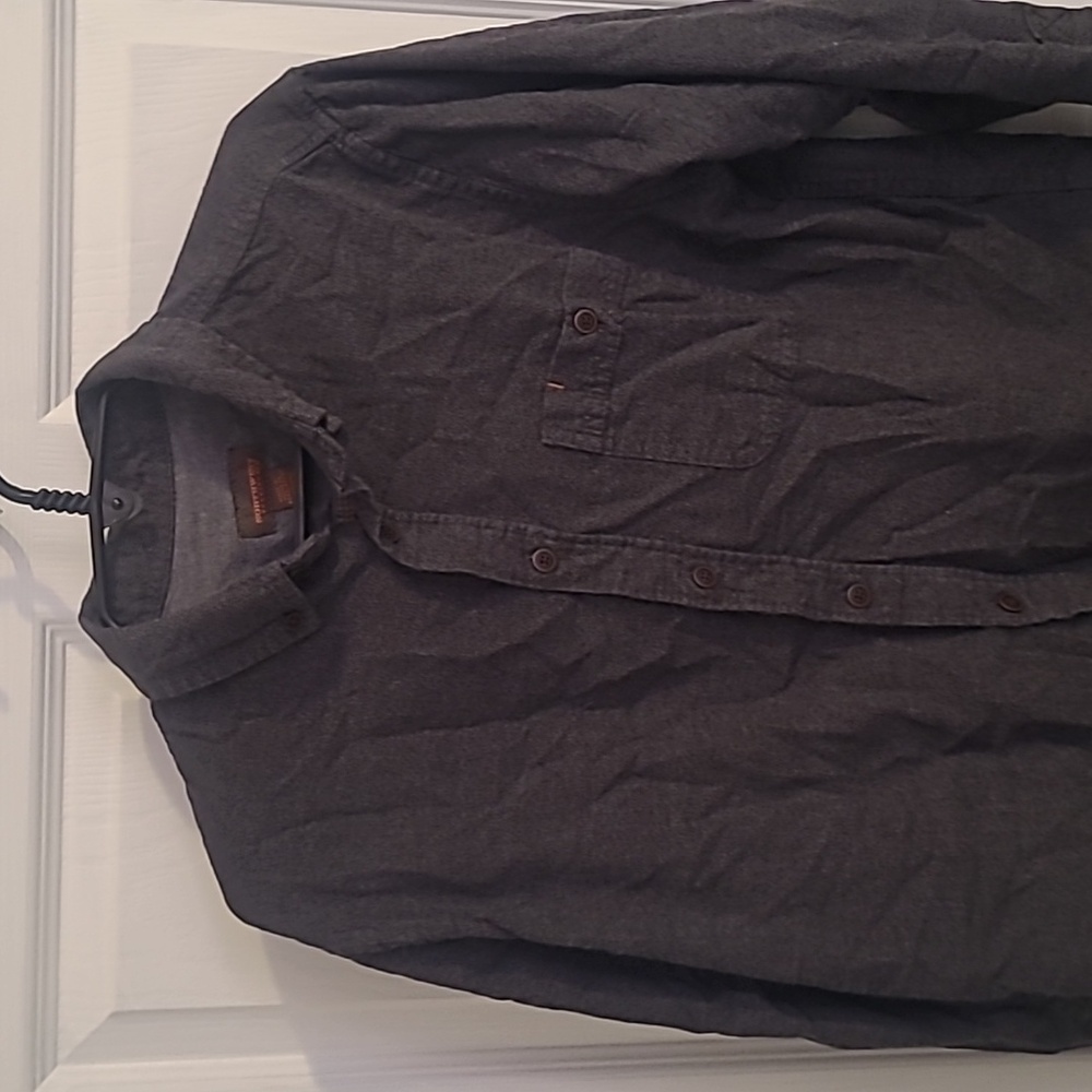 Charcoal Grey Button Down